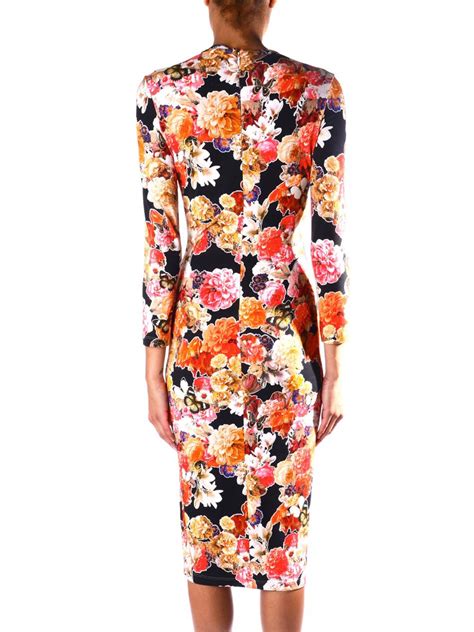 givenchy digital print floral dress|givenchy blue dresses.